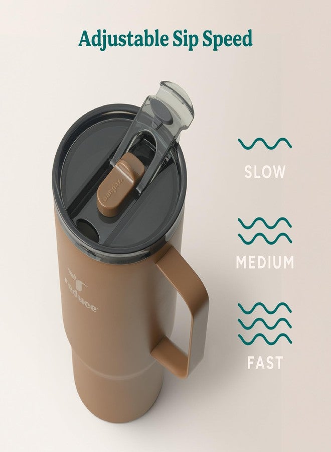 REDUCE 24 oz Hot1 Vacuum Insulated Mug for Hot Tea, Coffee and Other Hot Drinks - With Flo-Motion Lid and Handle, Single-Serve and Cupholder Friendly, Keeps Drinks Hot for up to 8 Hrs, Java - Image 5